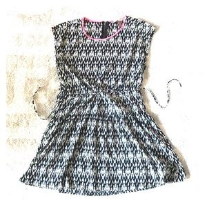 Cinch-waist dress